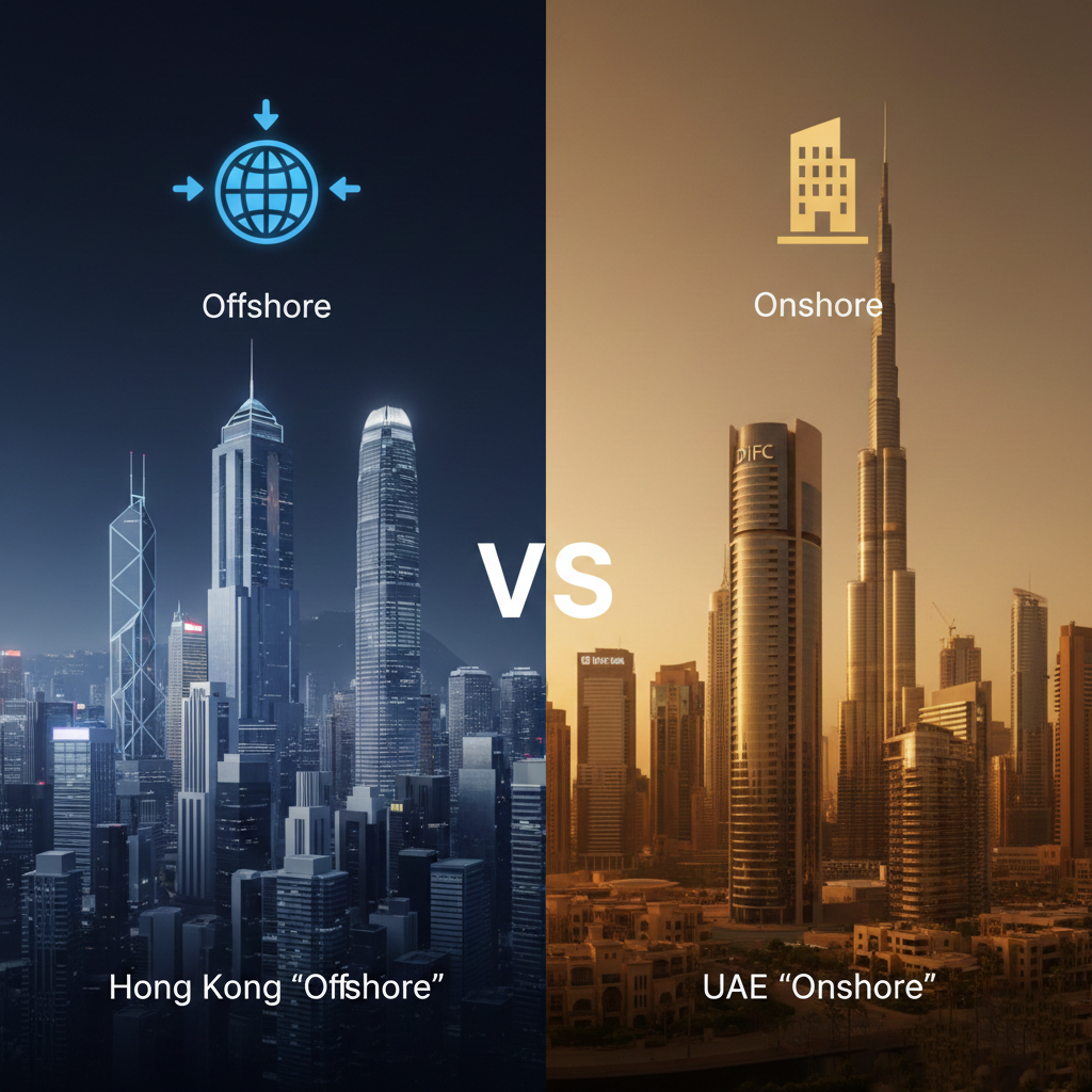 Hong Kong “Offshore” vs UAE “Onshore”